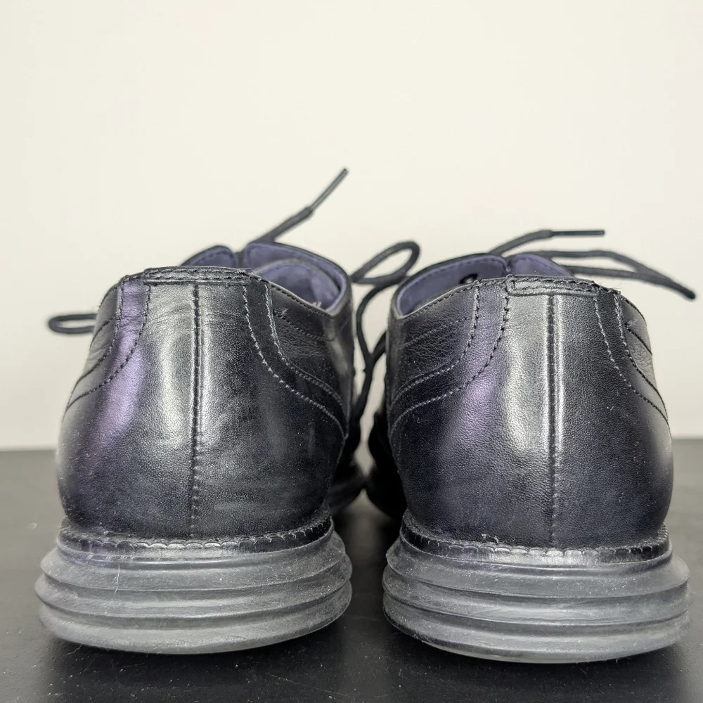 Cole‎ Haan OriginalGrand Wingtip Oxford Black Leather Men's 12M C27984